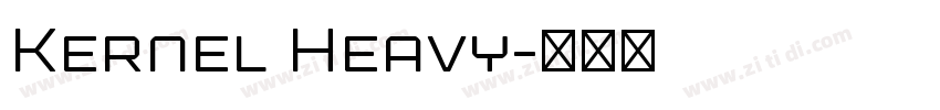 Kernel Heavy字体转换